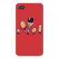 "Nut Cracker" Doll Kicking Walnut Peanut - FITS iPhone 5 5s Plastic Snap On Case