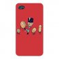 "Nut Cracker" Doll Kicking Walnut Peanut - FITS iPhone 5 5s Plastic Snap On Case