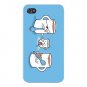 "Muggers" Thug Mug Steals Teacup Purse - FITS iPhone 5 5s Plastic Snap On Case