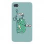 "How Bowling Ball Get Holes" Triceratops - FITS iPhone 5 5s Plastic Snap On Case