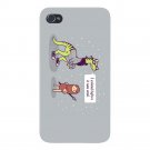 "Hipster Dino" Dinosaur Cool Existed Fun - FITS iPhone 5 5s Plastic Snap On Case