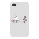 "Garlic Traveler" Funny Garlic & Vampire - FITS iPhone 5 5s Plastic Snap On Case