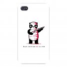 "Black, White, & Red All Over" Fun Panda - FITS iPhone 5 5s Plastic Snap On Case