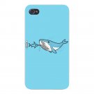 "Barnacle Beard" Whale & Sword Fish Fun - FITS iPhone 5 5s Plastic Snap On Case