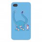 "Someone On Your Level" Dinosaur Painted - FITS iPhone 4 4s Plastic Snap On Case
