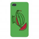 "Slice of Happiness" Watermelon Smiling - FITS iPhone 4 4s Plastic Snap On Case