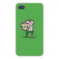 "Self Sufficient" Zombie Eats Own Brain - FITS iPhone 4 4s Plastic Snap On Case