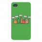 "Protesting Vegans" Vegetables Protest - FITS iPhone 4 4s Plastic Snap On Case
