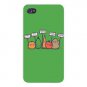 "Protesting Vegans" Vegetables Protest - FITS iPhone 4 4s Plastic Snap On Case