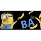Despicable Me Seatbelt Belt - Funny Minions w/ Bananas on Black