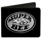 Auto Car Maker Dodge Classic Super Bee Logo Bi-Fold Wallet