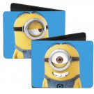 Despicable Me - Cute Funny One-Eyed Minion Posing on Blue