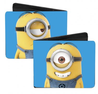 Despicable Me - Cute Funny One-Eyed Minion Posing on Blue