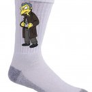 Funny Cartoon & Political TV Show Donut Parody Character 4 - Crew Socks Pair