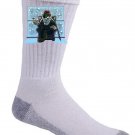 Video Game Parody "Walking Plumbers" Zombie Show Character 6 - Crew Socks Pair