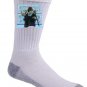 Video Game Parody "Walking Plumbers" Zombie Show Character 6 - Crew Socks Pair