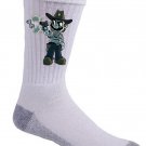 Video Game Parody "Walking Plumbers" Zombie Show Character 5 - Crew Socks Pair