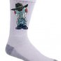 Video Game Parody "Walking Plumbers" Zombie Show Character 2 - Crew Socks Pair