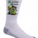 Italian Plumbers Video Game Parody "Breaking Toilets" TV Show - Crew Socks Pair