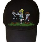 Video Game Parody Vampire Blood Sucking TV Show - Black Adjustable Cap Hat