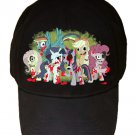 My Little Zombies Parody Zombie Dead TV Show Logo - Black Adjustable Cap Hat
