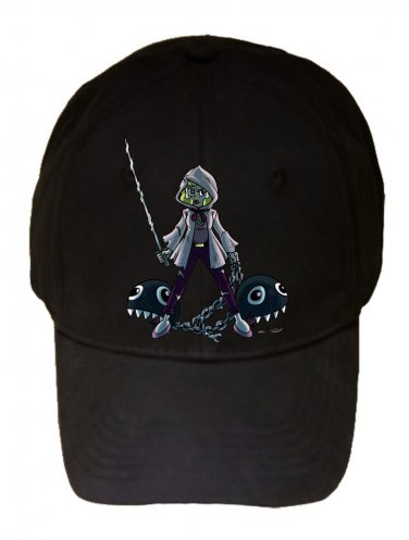 Game Parody "Walking Plumbers" Zombie Character 3 - Black Adjustable Cap Hat