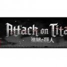 Attack on Titan Seatbelt Belt - Main Characters Lined Up Repeating w/ Text Logo