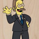 Cartoon Political Show Parody Character 5 - Plywood Wood Print Poster Wall Art