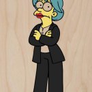 Cartoon Political Show Parody Character 3  - Plywood Wood Print Poster Wall Art