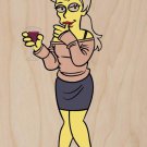 Cartoon Political Show Parody Character 2  - Plywood Wood Print Poster Wall Art
