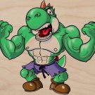 Parody "The Plungers" Comic Character 3 - Plywood Wood Print Poster Wall Art