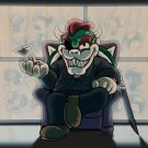 Parody "Walking Plumbers" TV Character 6 - Plywood Wood Print Poster Wall Art