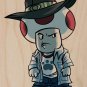 Parody "Walking Plumbers" TV Character 2 - Plywood Wood Print Poster Wall Art