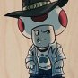 Parody "Walking Plumbers" TV Character 2 - Plywood Wood Print Poster Wall Art