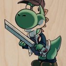 Parody "Walking Plumbers" TV Character 1 - Plywood Wood Print Poster Wall Art