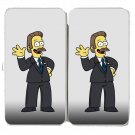 Cartoon Political TV Show Parody Character 5 - Womens Taiga Hinge Wallet Clutch