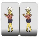 Cartoon Political TV Show Parody Character 2 - Womens Taiga Hinge Wallet Clutch