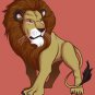 "Lion" Big Cat Animal King of the Jungle Posing - Rectangle Refrigerator Magnet