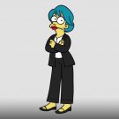 Funny Donut Cartoon TV Show Parody of Political Character 3 - Vinyl Sticker