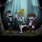 Plumbers Video Game Parody Vampire Blood Sucking TV Show - Vinyl Sticker