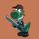 Video Game Parody "Walking Plumbers" Zombie Show Character 1 - Vinyl Sticker