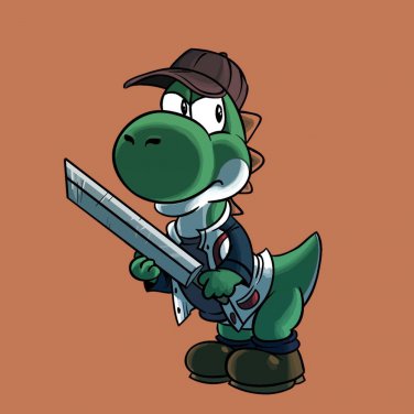 Video Game Parody "Walking Plumbers" Zombie Show Character 1 - Vinyl Sticker