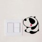 Panda Bear Going to the Moon Taking Off In Space Rocket- Vinyl Sticker
