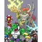 Comic Parody "The Plungers" Entire Crew - FITS iPhone 5 5s Plastic Snap On Case
