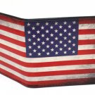 United States of America Flag- Stars & Stripes Edges Pleather Bi-fold Wallet