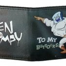 Ren & Stimpy Bi-Fold Wallet - Logo w/ "Cling Tenaciously to my Buttocks!" Humor