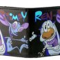 Ren & Stimpy Bi-Fold Wallet - Text Logo w/ Main Characters Crazy Eyes