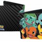 Pokemon Monsters Pikachu, Bulbasaur, Charmander, Squirtle Stripes Bi-Fold Wallet