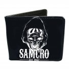 Sons of Anarchy SOA TV Show - "SAMCRO" Skull Anarchy Forehead Bi-Fold Wallet