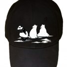 "Outfit" Funny Polar Bear Styling Panda Clothing - Black Adjustable Cap Hat